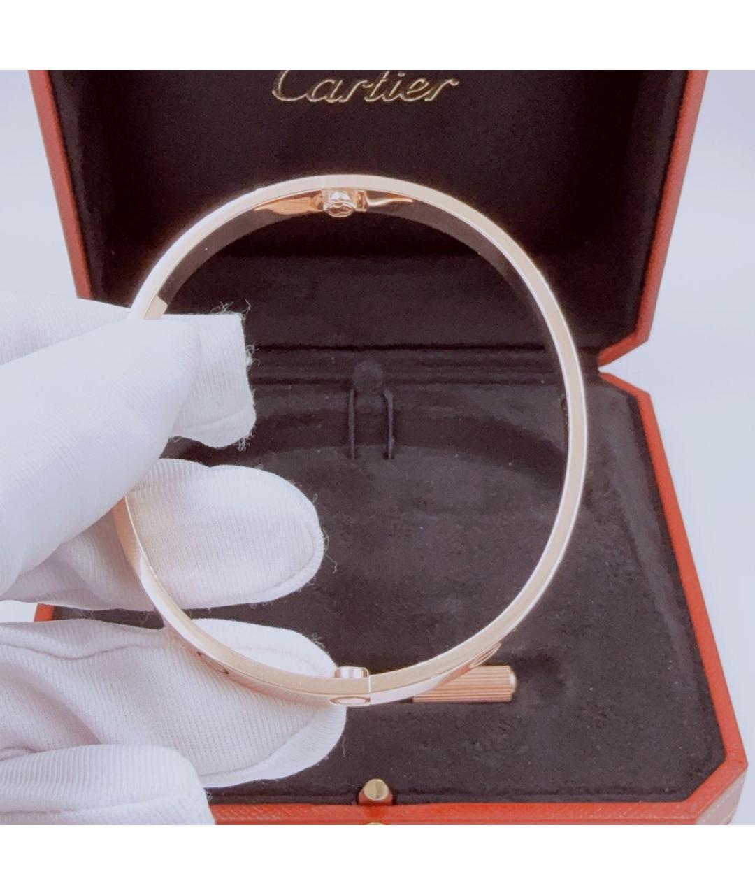 CARTIER Золотой браслет из розового золота, фото 5