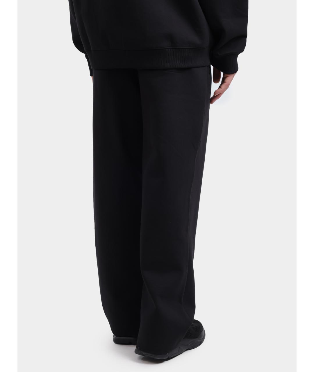 HUGO Черные хлопковые повседневные брюки, фото 5