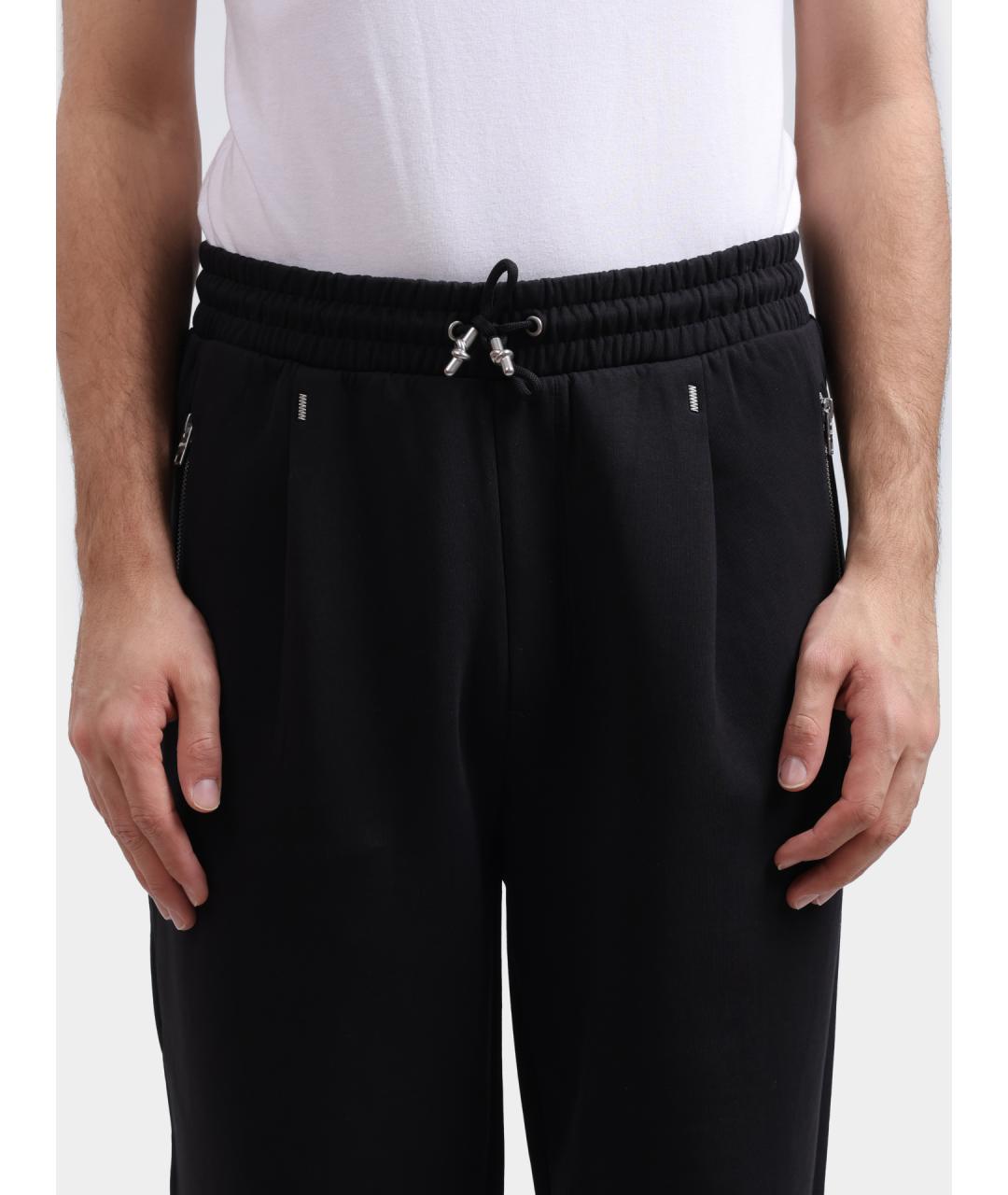 HUGO Черные хлопковые повседневные брюки, фото 4