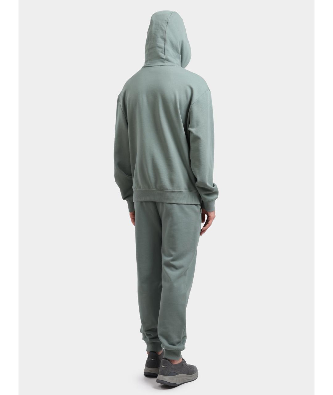 HUGO Зеленый хлопковый спортивный костюм, фото 6