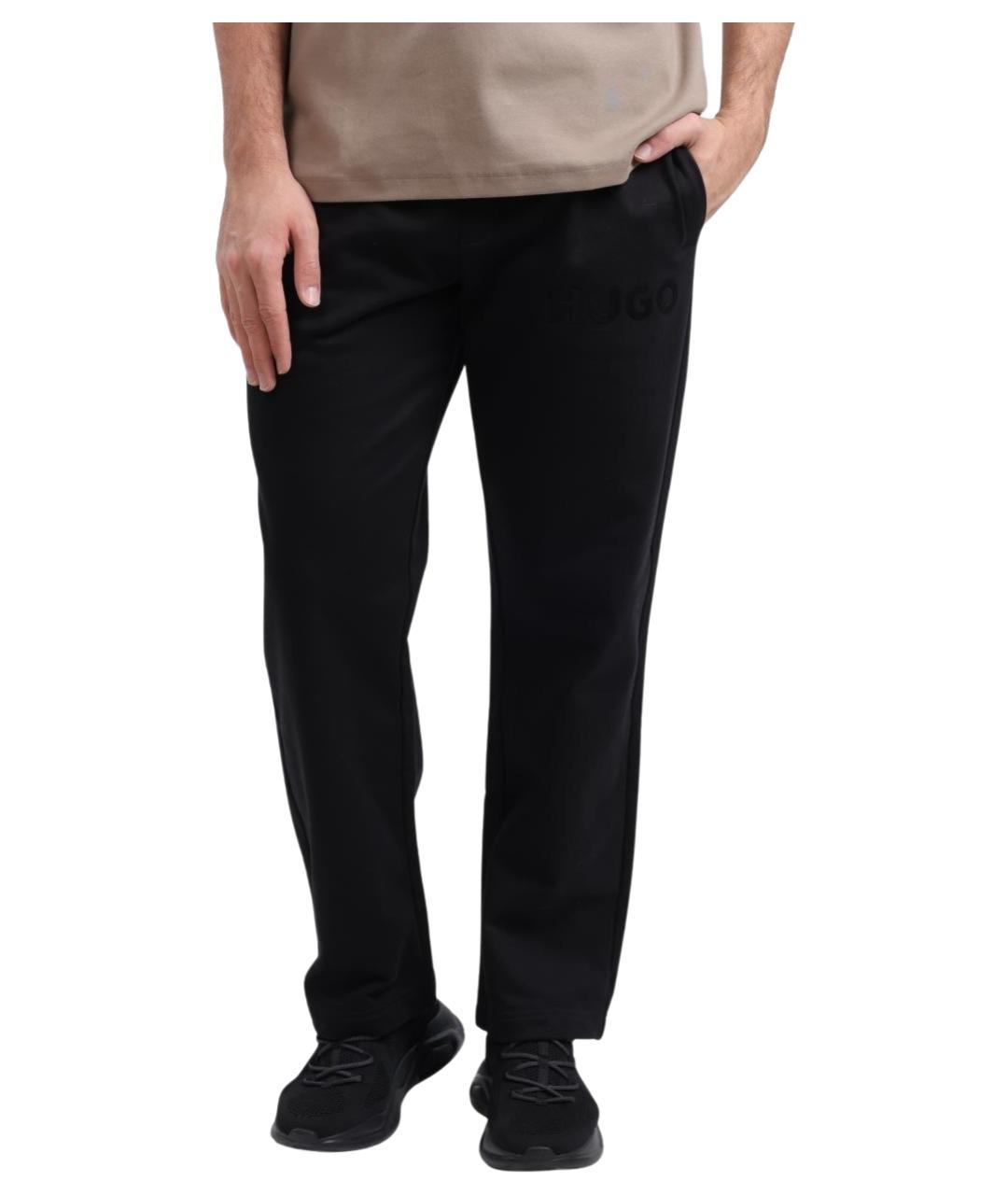 HUGO Черные повседневные брюки, фото 1