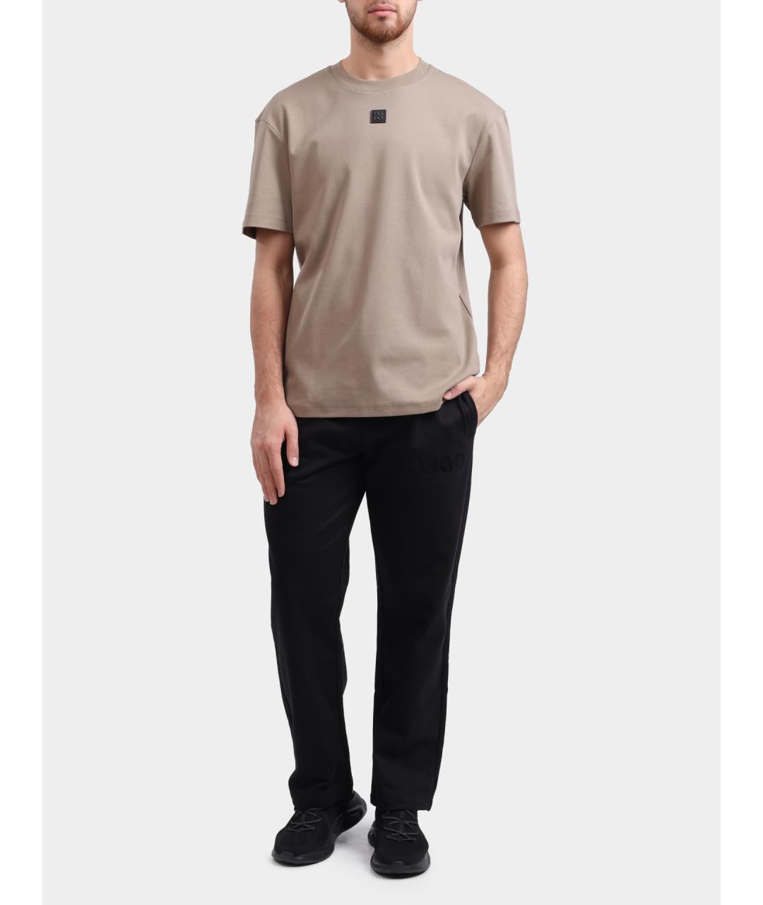 HUGO Черные повседневные брюки, фото 2