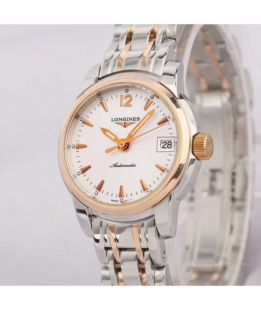 LONGINES Золотые часы из розового золота, фото 3