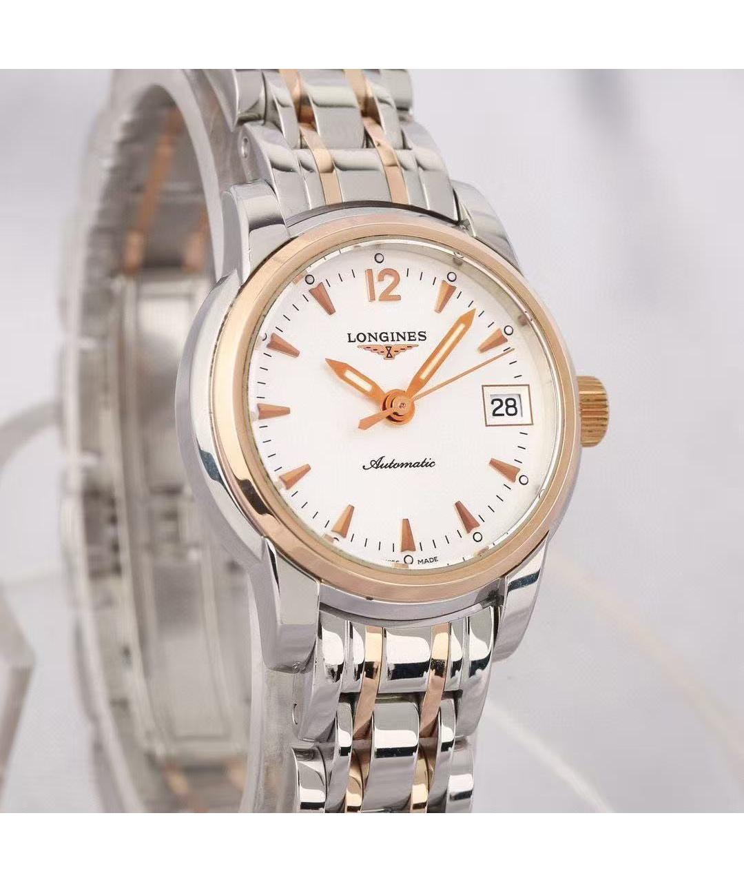 LONGINES Золотые часы из розового золота, фото 4