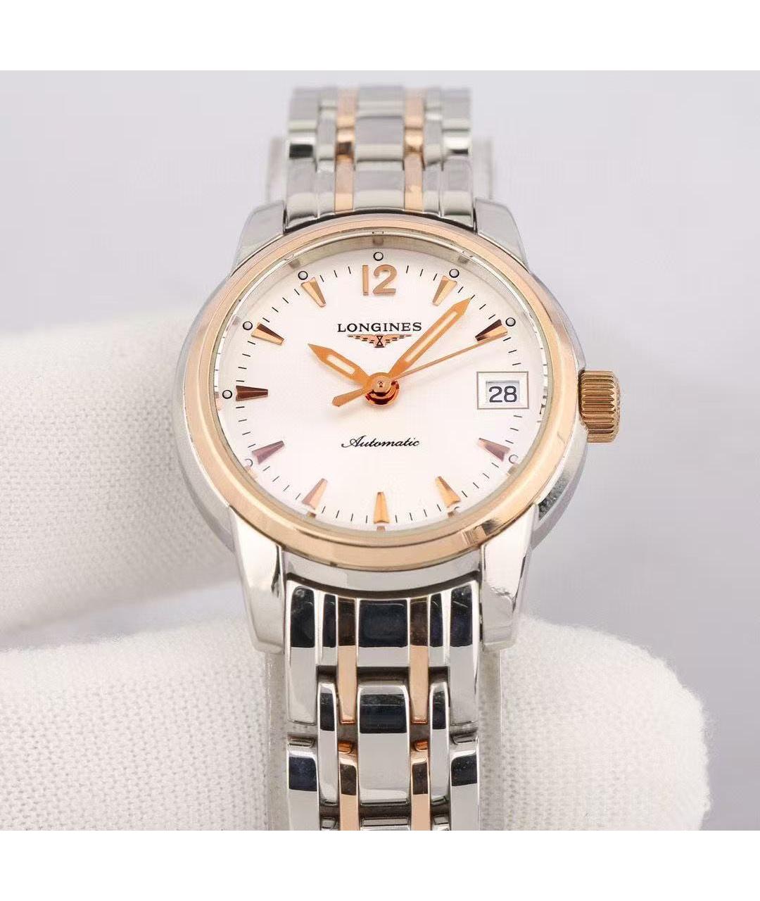 LONGINES Золотые часы из розового золота, фото 6