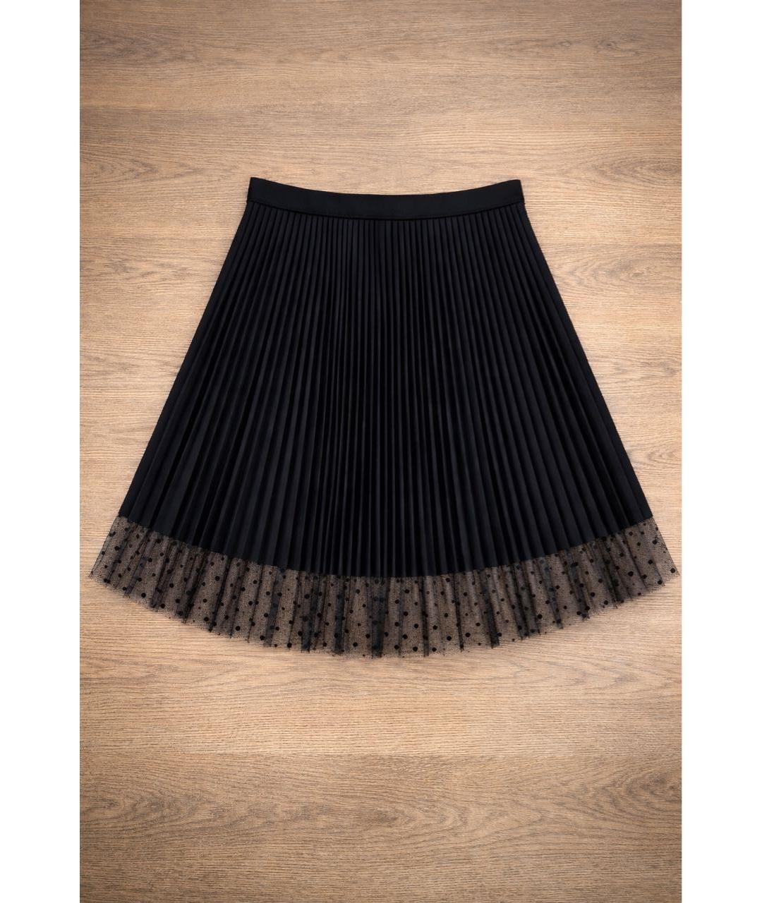 PRADA Черная хлопковая юбка миди, фото 2