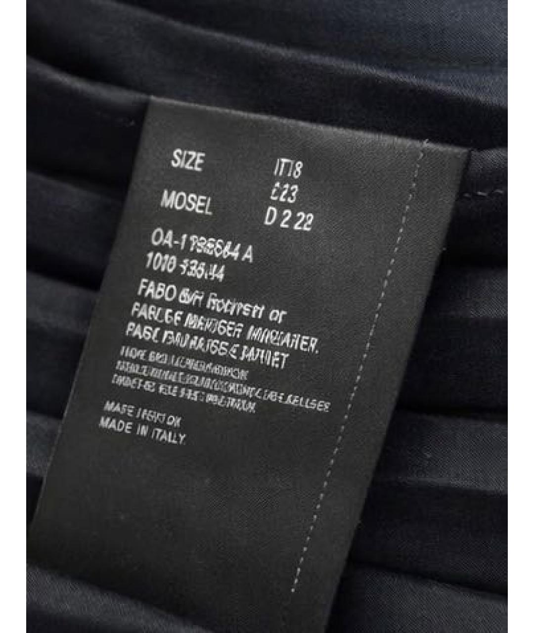 PRADA Черная хлопковая юбка миди, фото 4