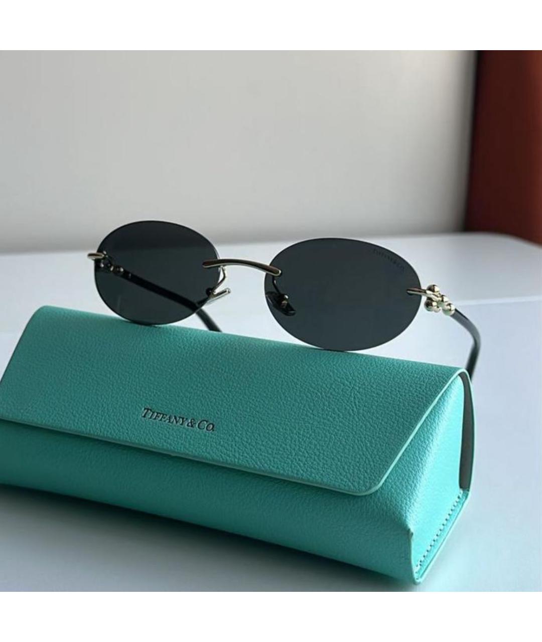 TIFFANY&CO Черные солнцезащитные очки, фото 2