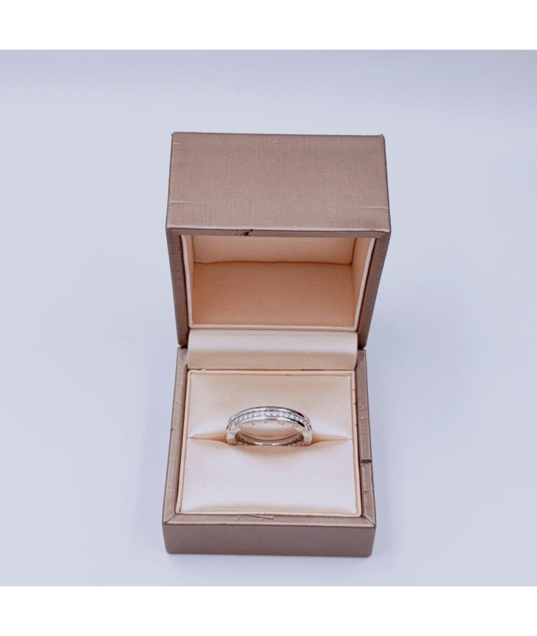 BVLGARI Белое кольцо из белого золота, фото 8