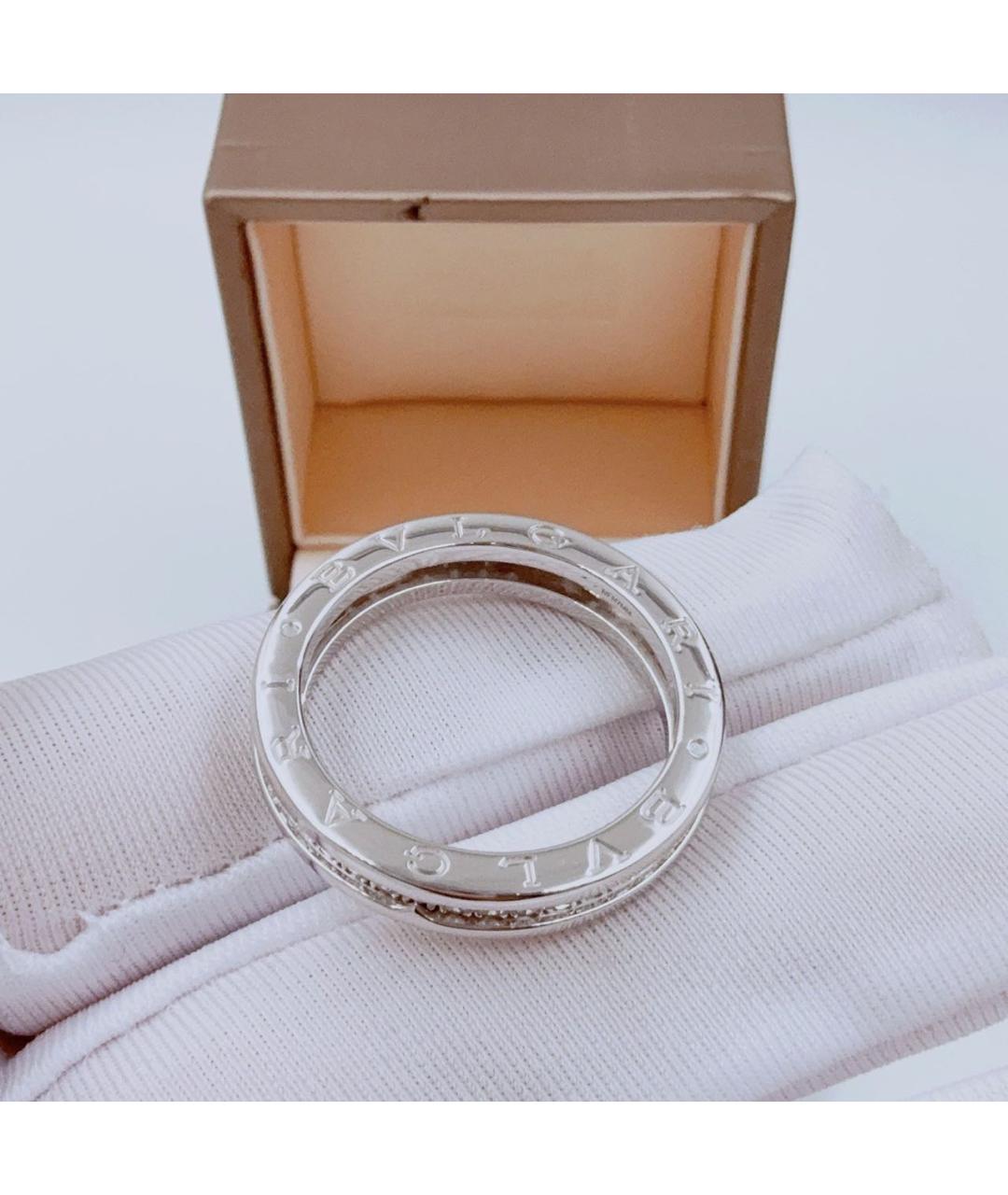 BVLGARI Белое кольцо из белого золота, фото 6