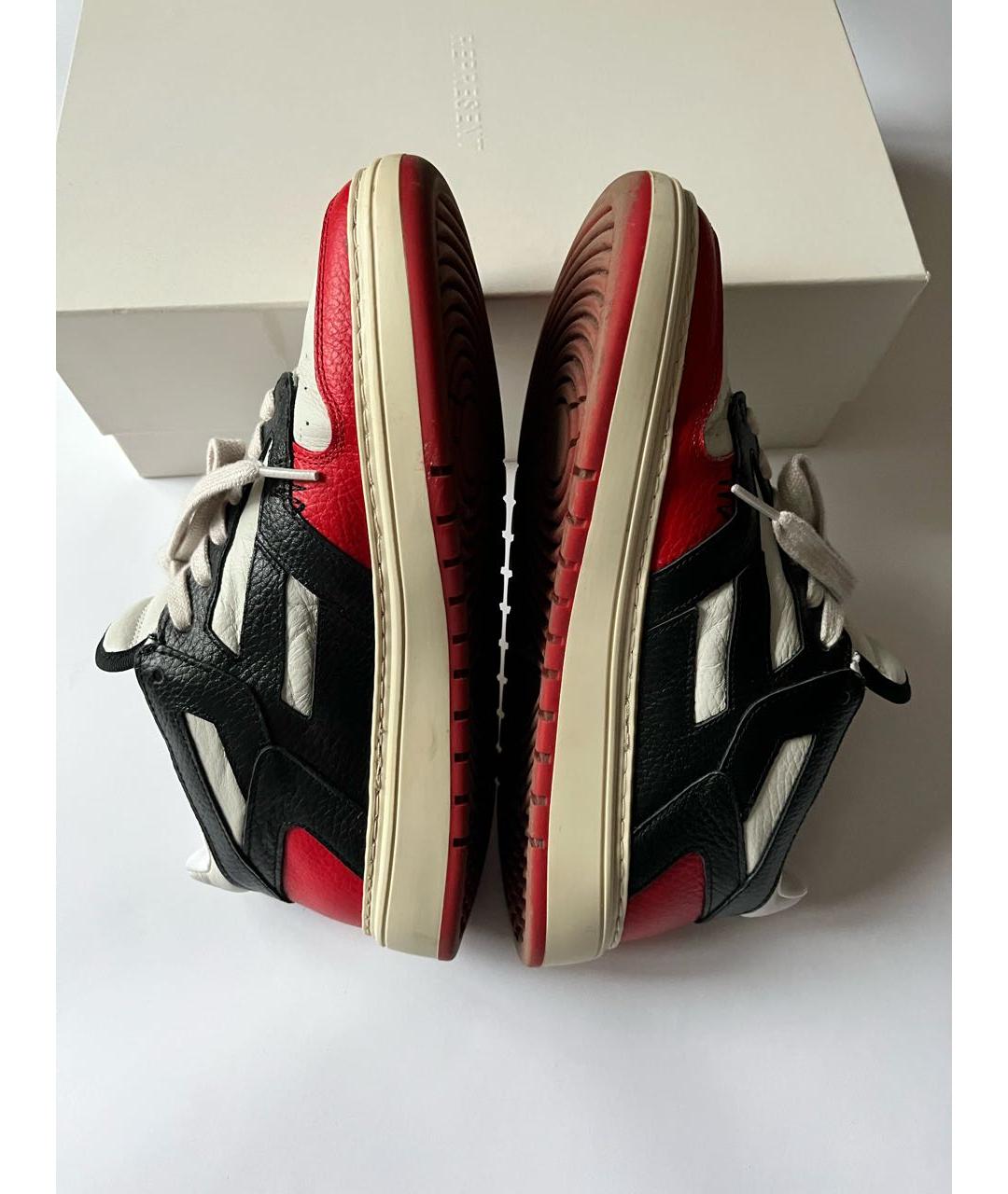 REPRESENT Мульти кожаные низкие кроссовки / кеды, фото 5