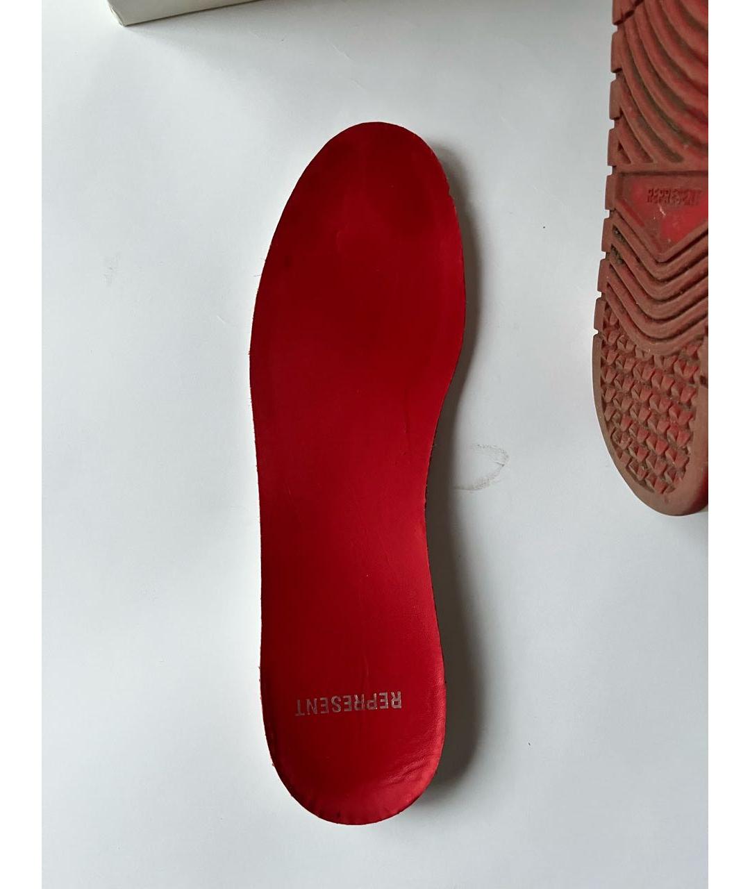 REPRESENT Мульти кожаные низкие кроссовки / кеды, фото 8