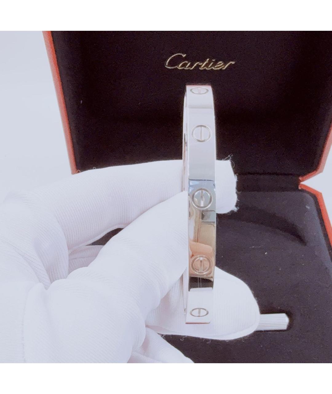 CARTIER Белый браслет из белого золота, фото 3