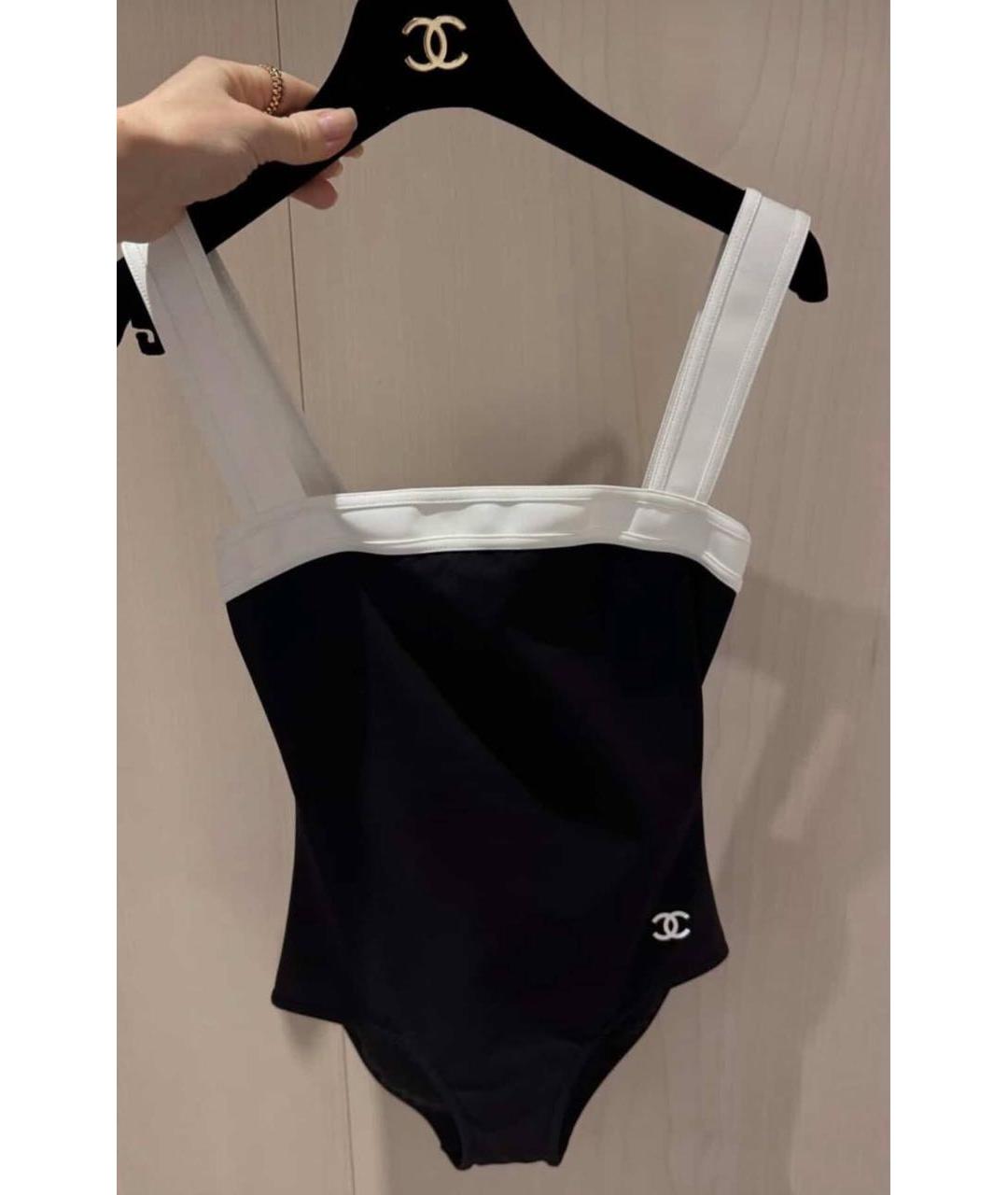 CHANEL Черный купальник, фото 2