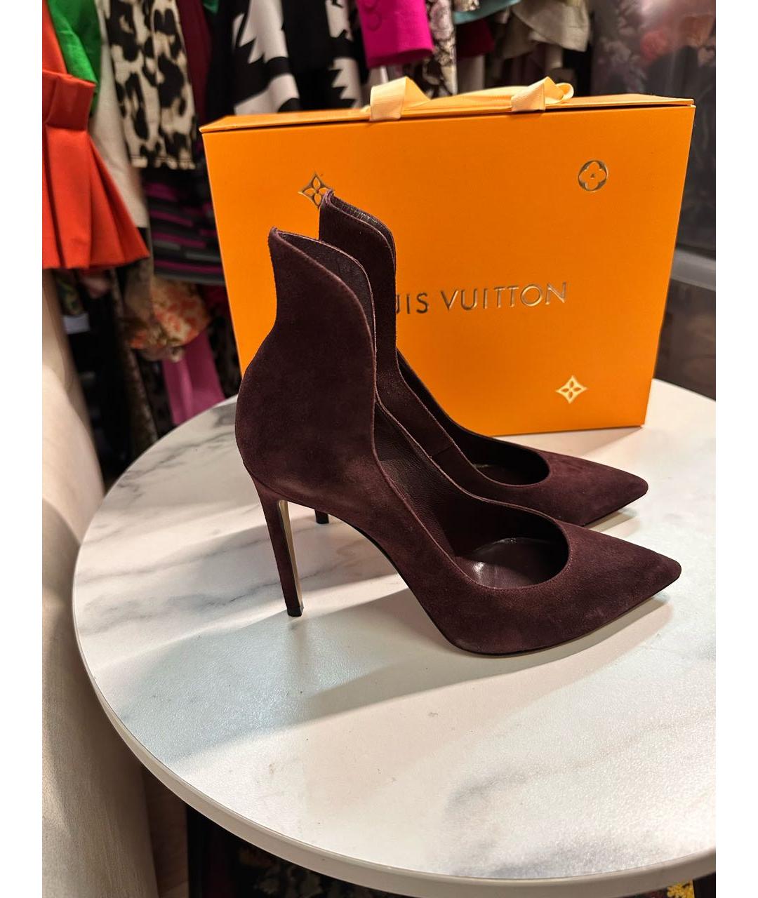 CASADEI Бордовые замшевые туфли, фото 8