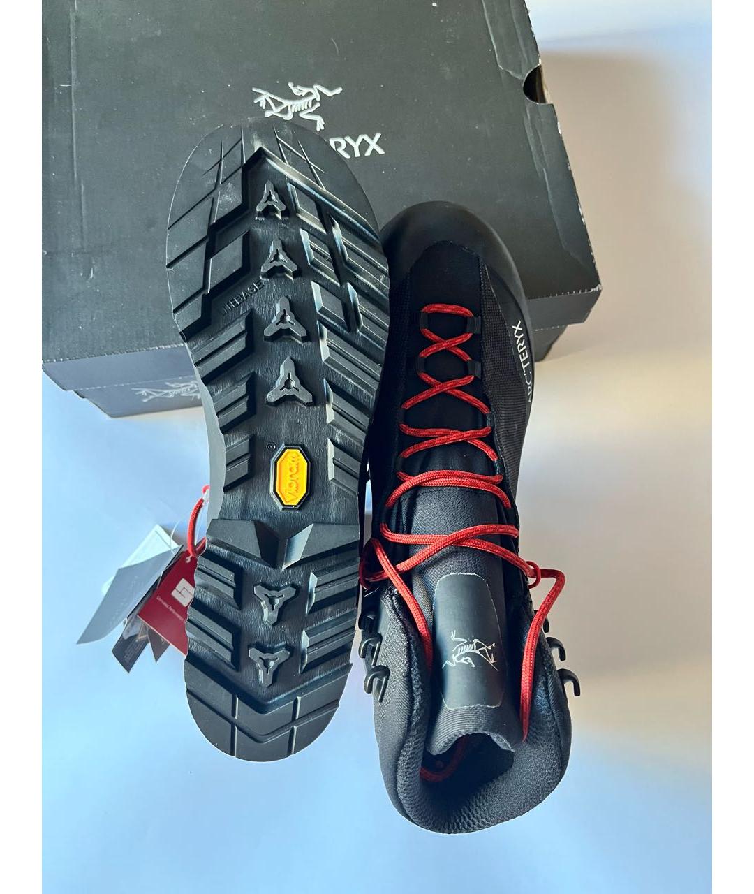 ARCTERYX Черные синтетические высокие ботинки, фото 4