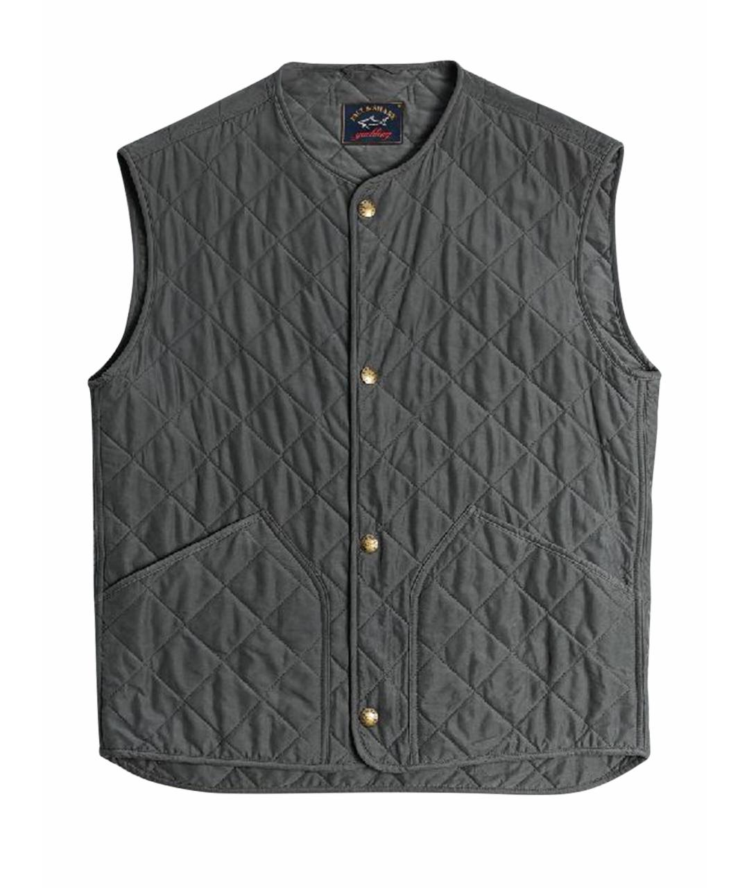 PAUL & SHARK Серый полиэстеровый жилет, фото 1