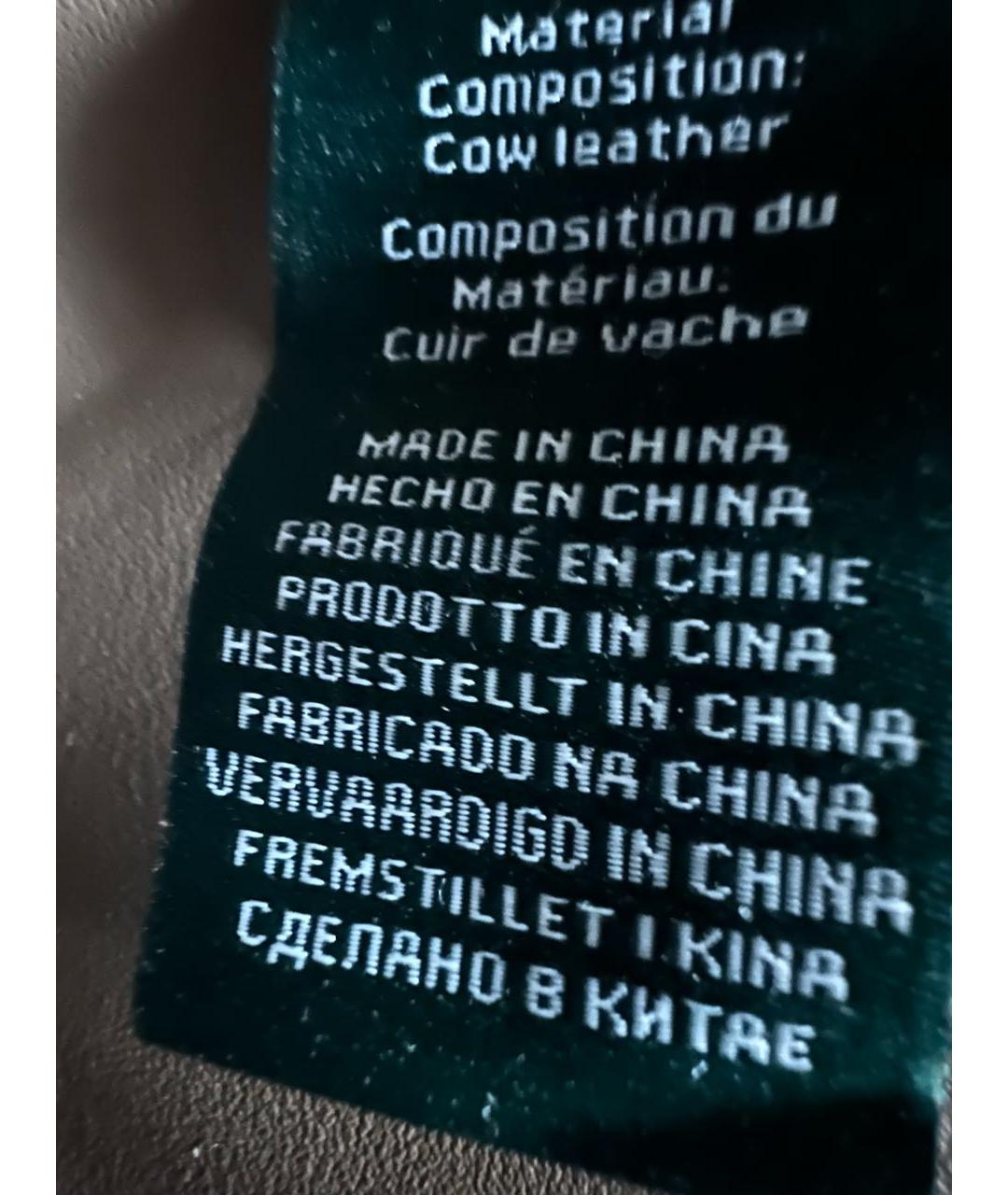 RALPH LAUREN Бордовая кожаная сумка через плечо, фото 5