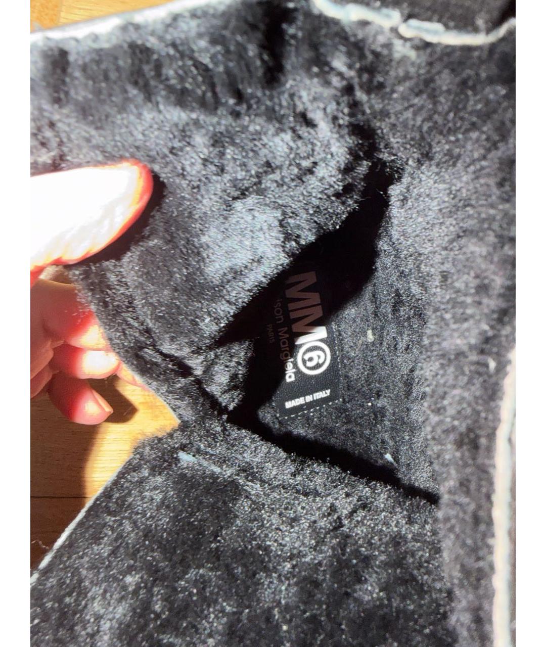 MAISON MARGIELA Белые кожаные ботинки, фото 6