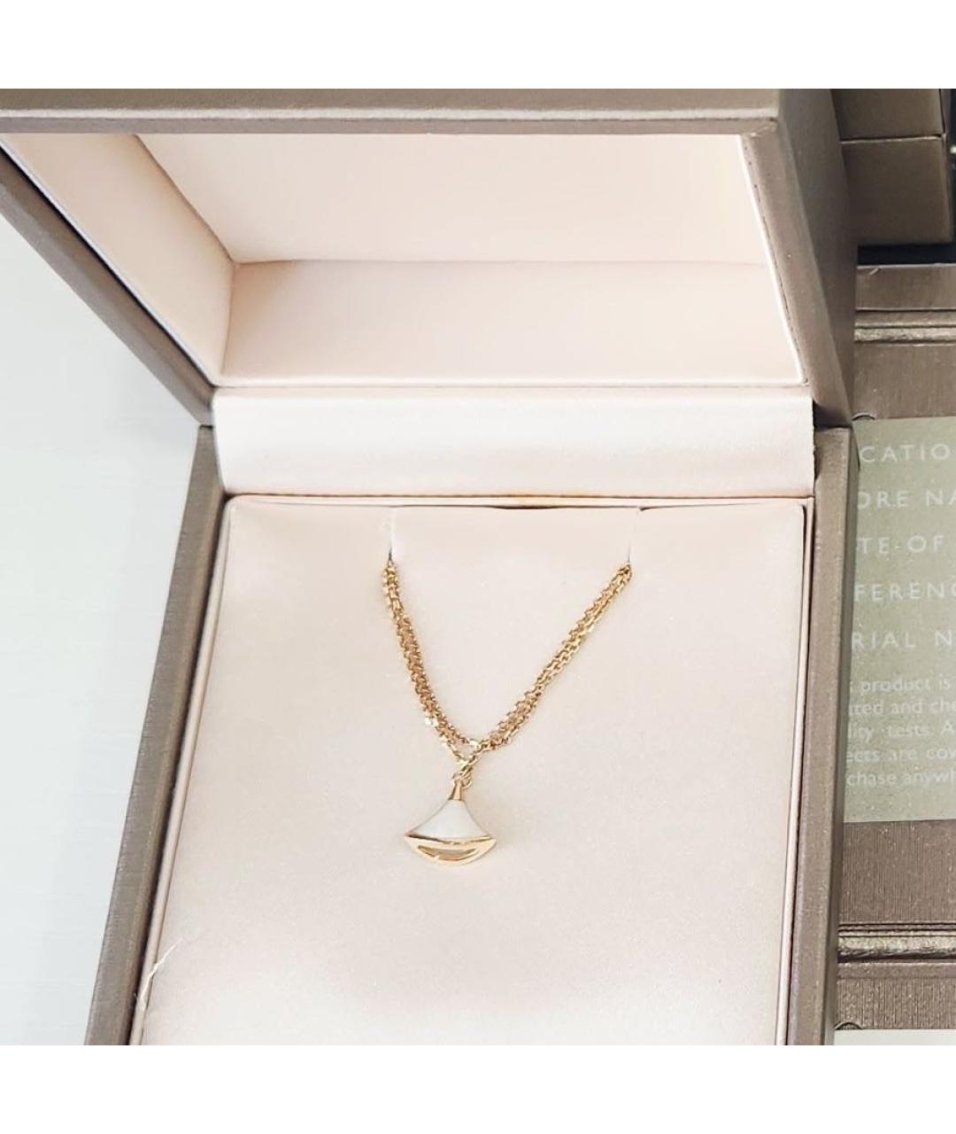 BVLGARI Белый браслет из розового золота, фото 5