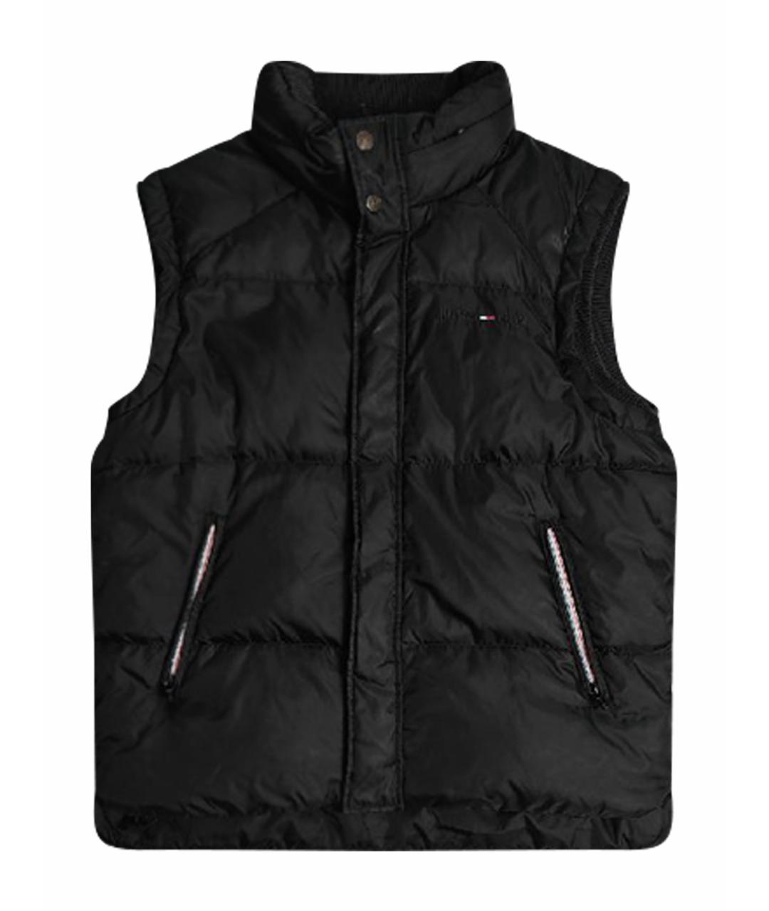 TOMMY HILFIGER Черный полиэстеровый жилет, фото 1