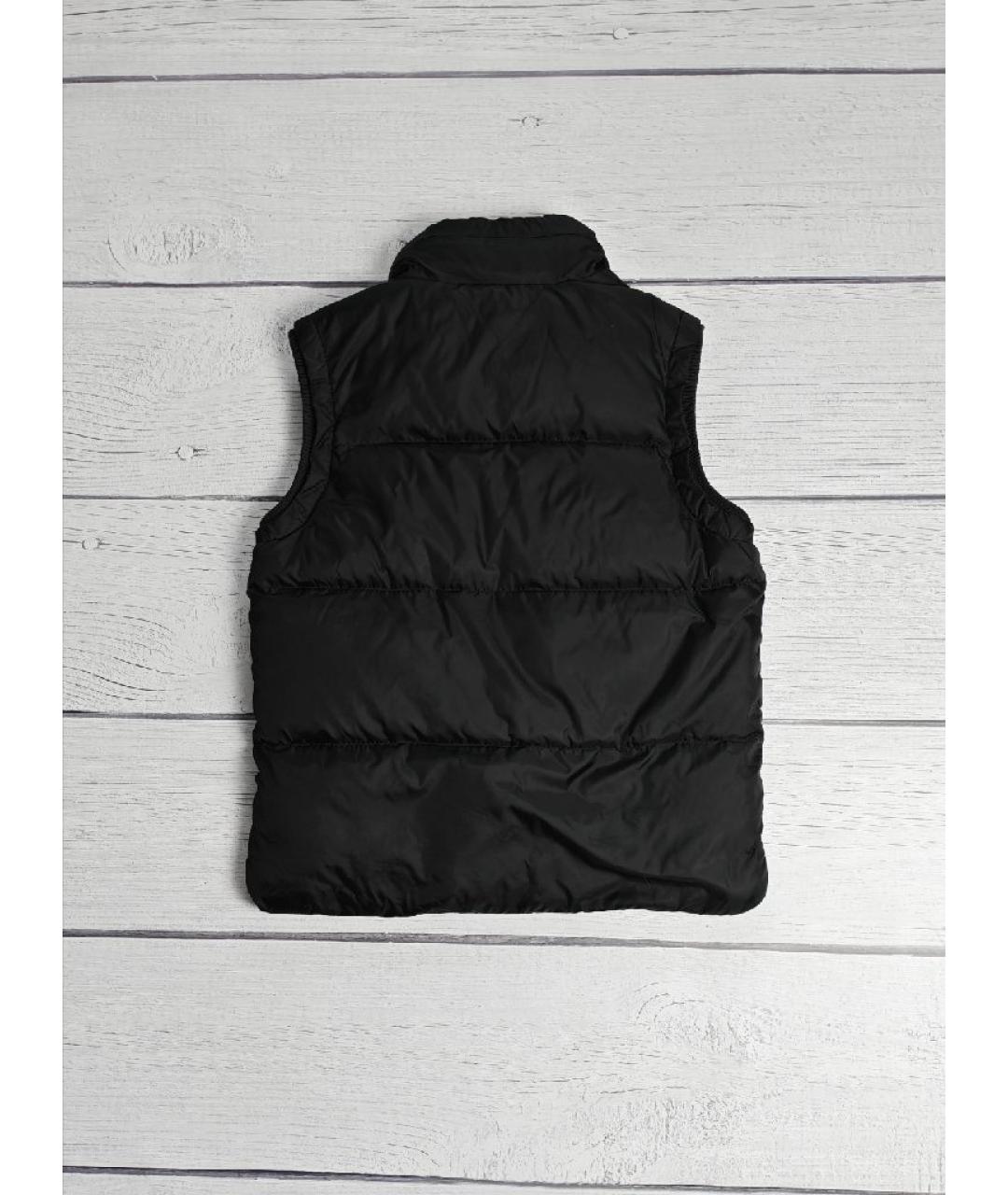 TOMMY HILFIGER Черный полиэстеровый жилет, фото 2
