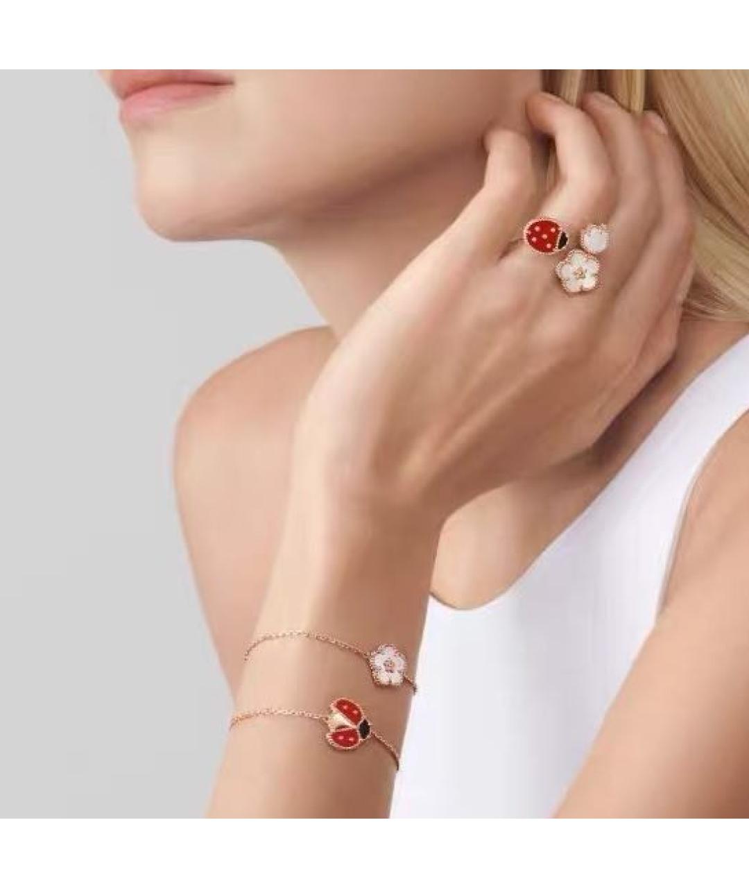 VAN CLEEF & ARPELS Белый браслет из розового золота, фото 6