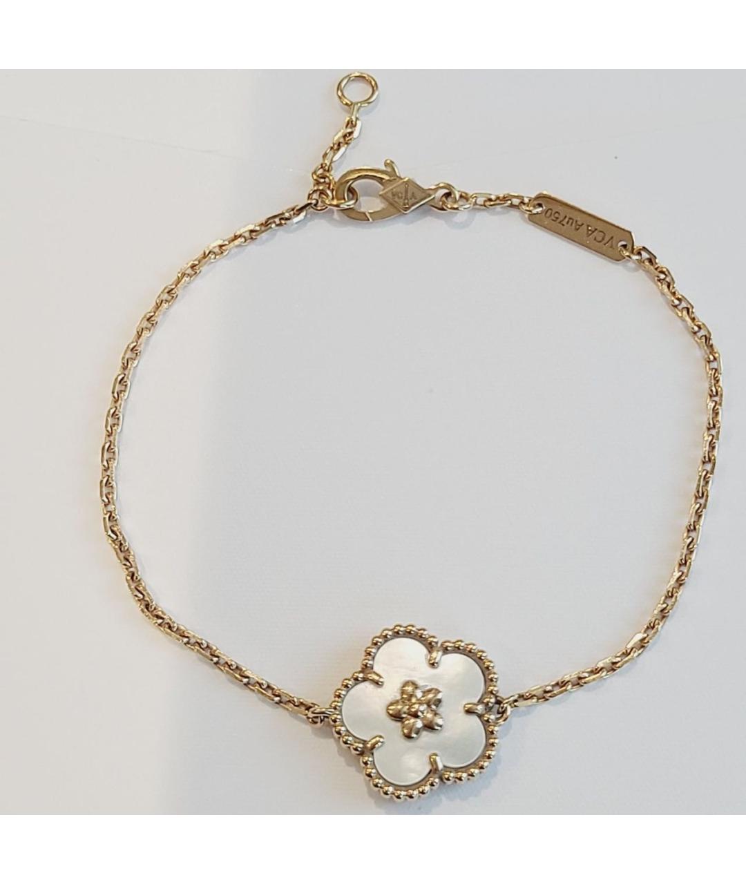 VAN CLEEF & ARPELS Белый браслет из розового золота, фото 3