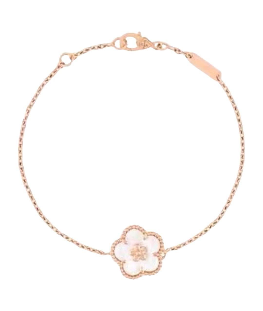VAN CLEEF & ARPELS Белый браслет из розового золота, фото 1