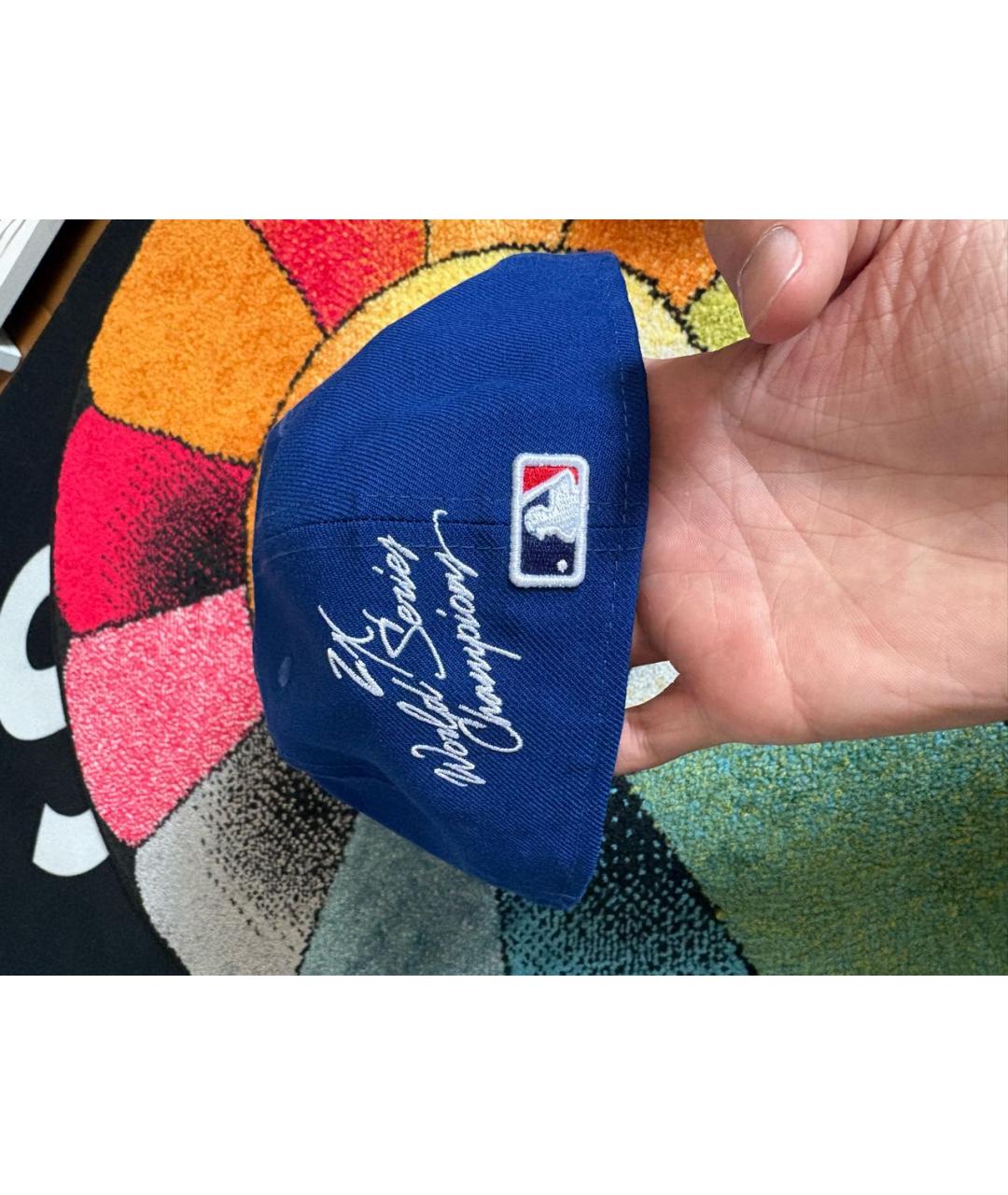 New Era Синяя кепка/бейсболка, фото 3