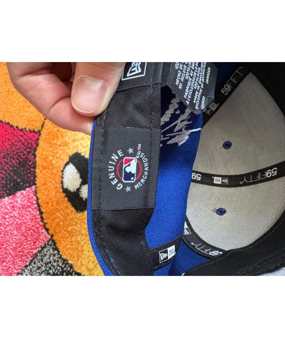 New Era Синяя кепка/бейсболка, фото 4