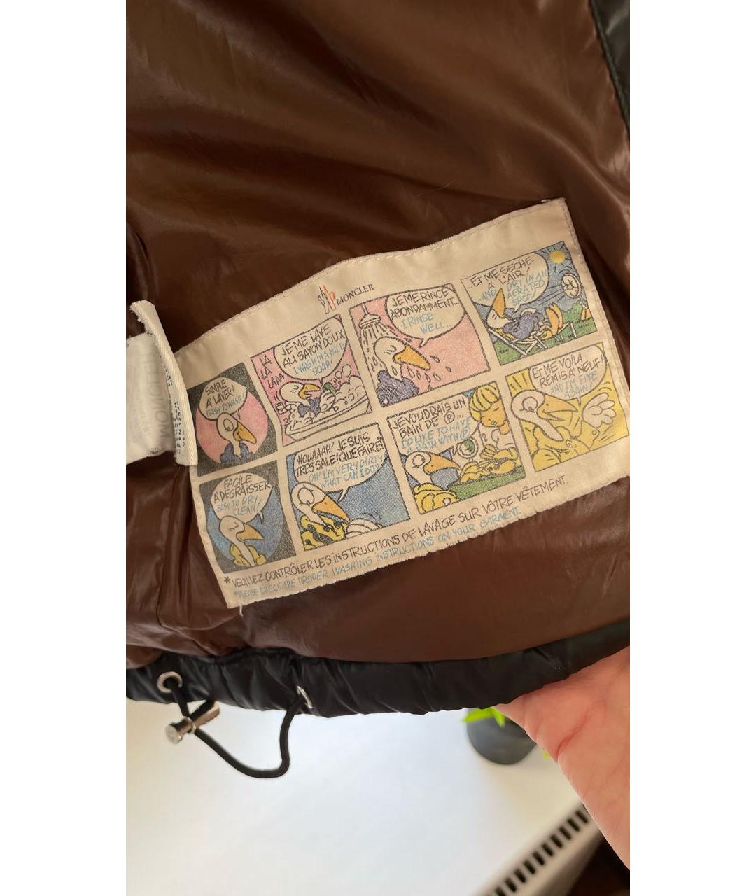 MONCLER Черная куртка, фото 5