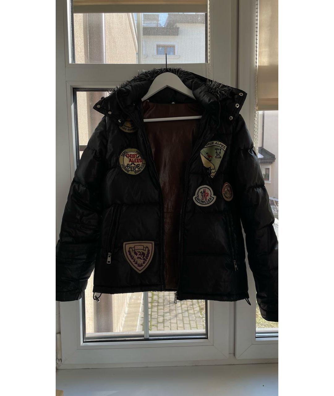 MONCLER Черная куртка, фото 7