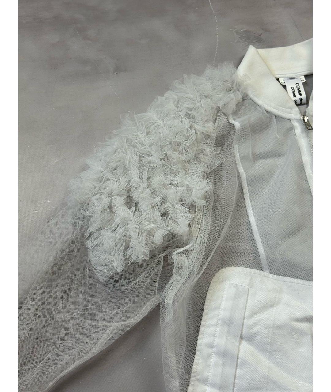 COMME DES GARÇONS Белая куртка, фото 4