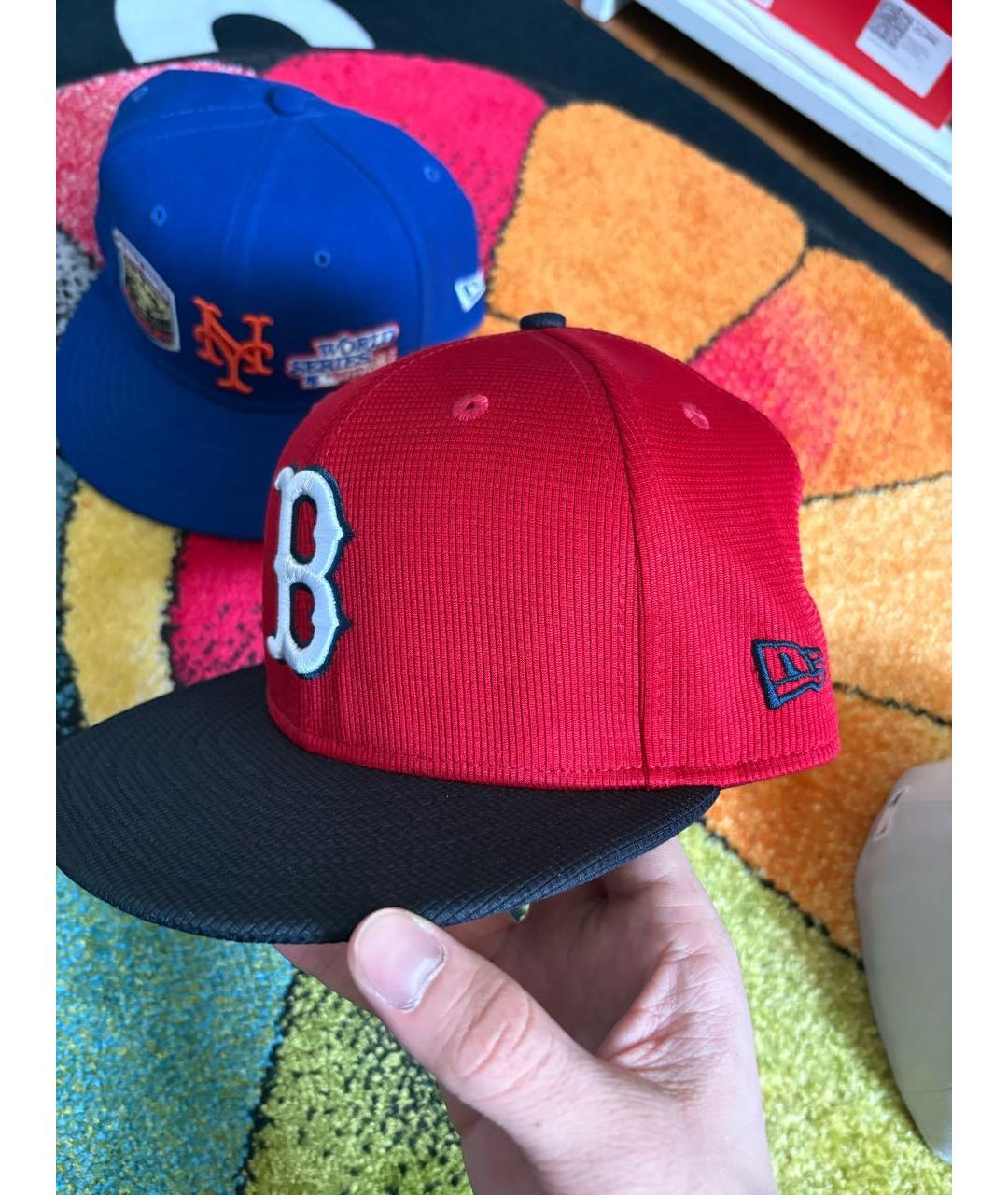 New Era Красная кепка/бейсболка, фото 7