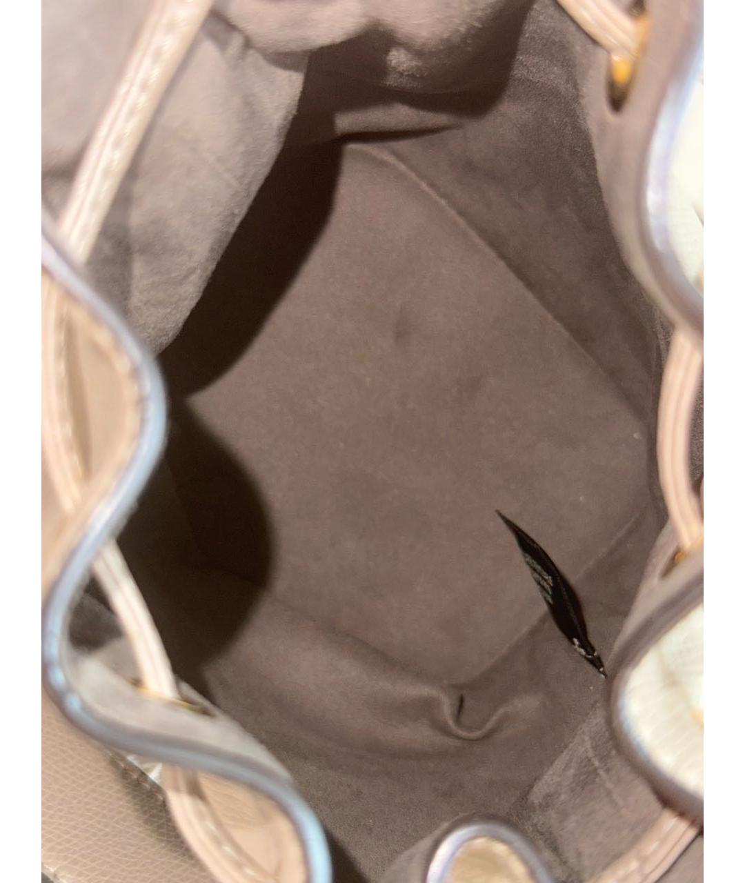 FENDI Бежевая кожаная сумка тоут, фото 6