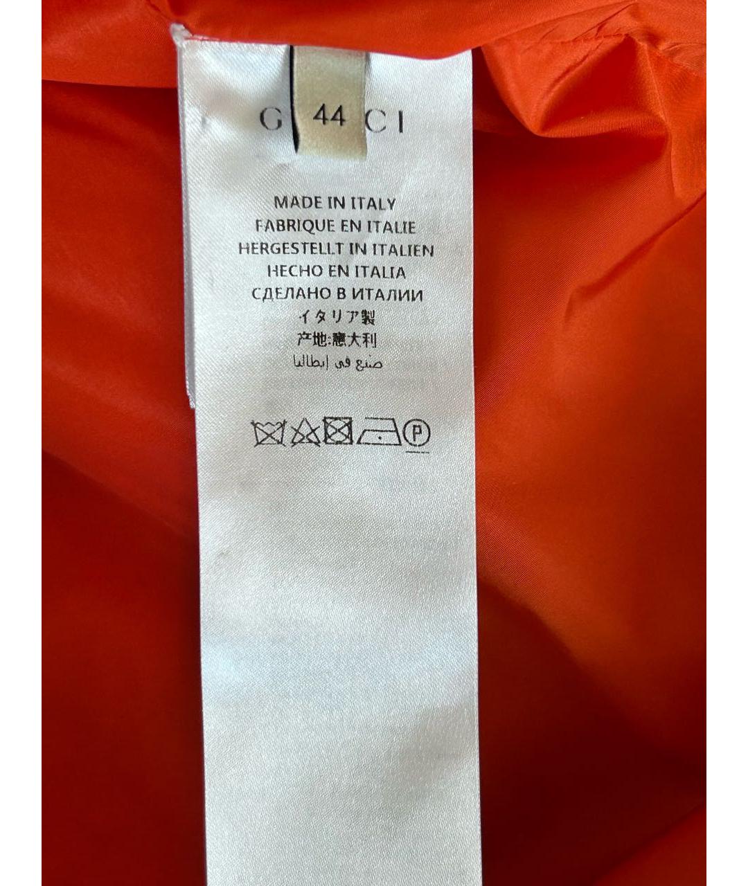 GUCCI Зеленая полиамидовая куртка, фото 4