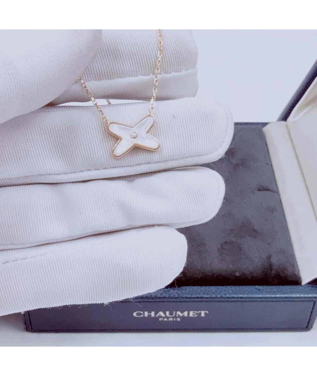CHAUMET Белое колье из розового золота, фото 5