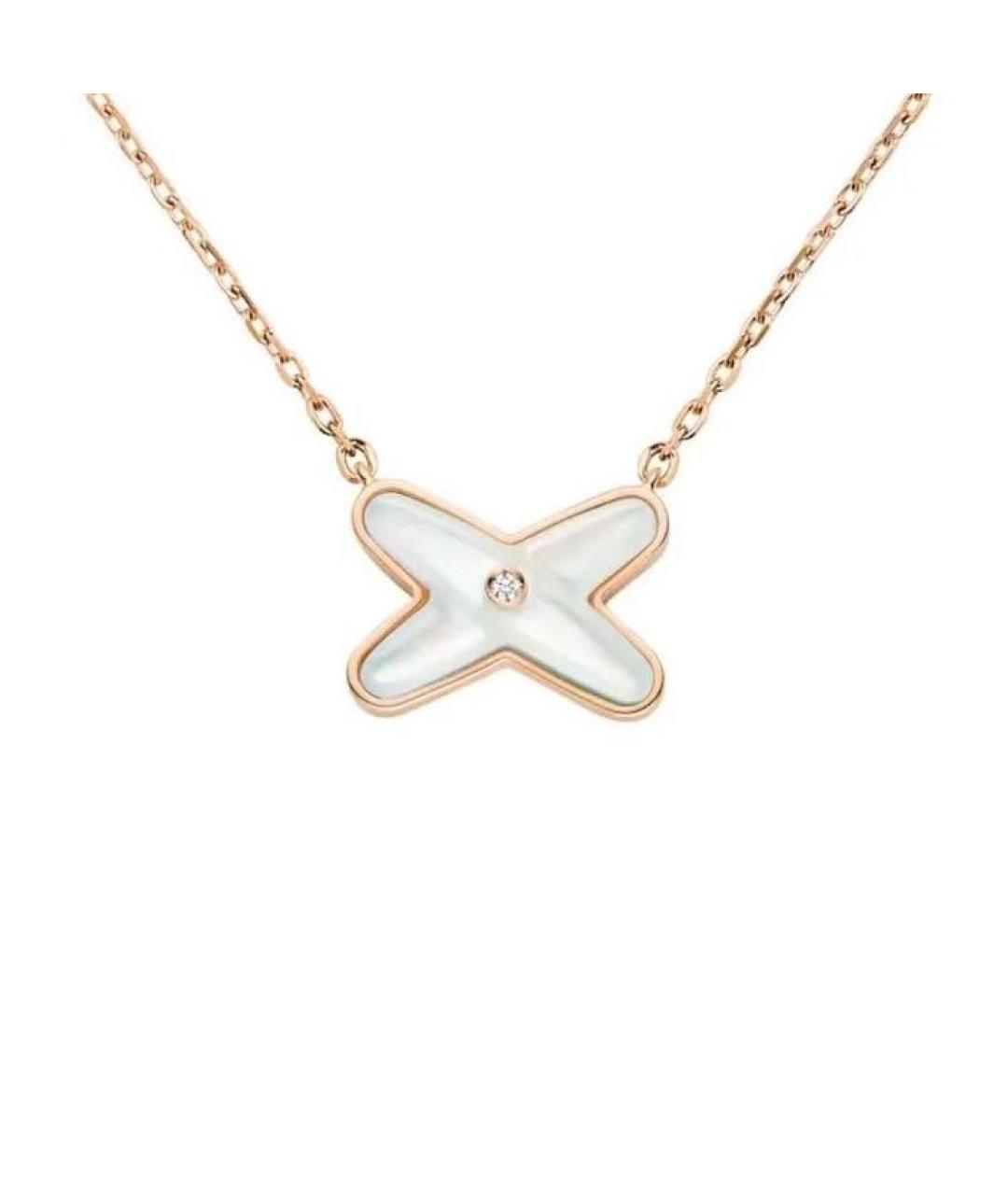 CHAUMET Белое колье из розового золота, фото 1