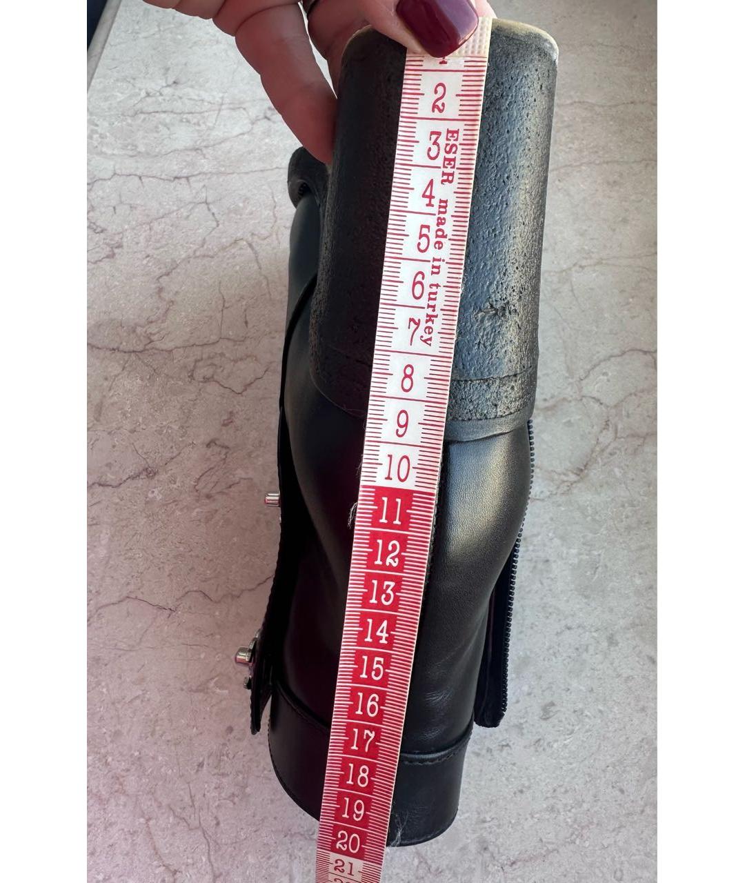 CHANEL Черные кожаные ботильоны, фото 6