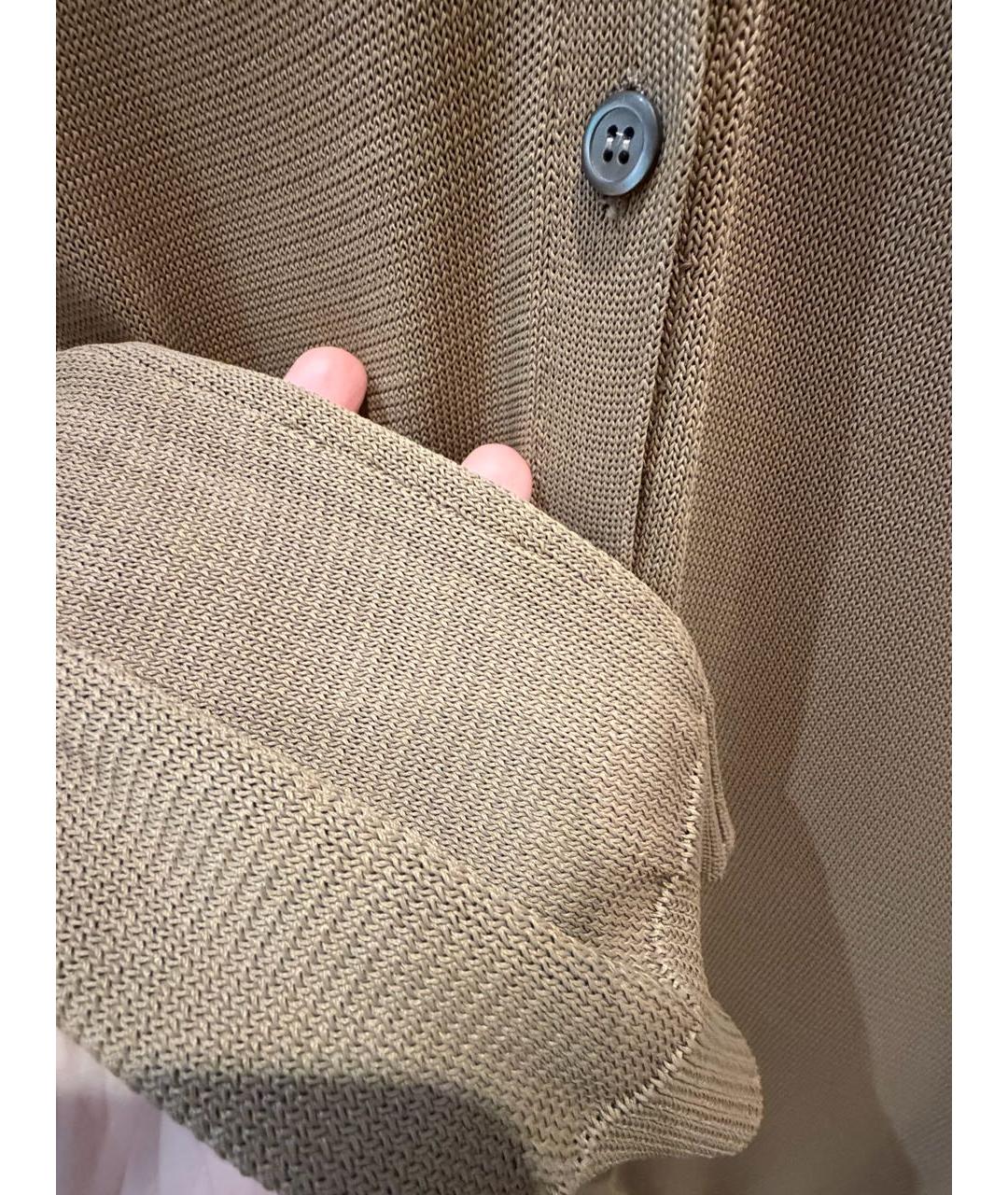 PRADA Коричневый вискозный кардиган, фото 4
