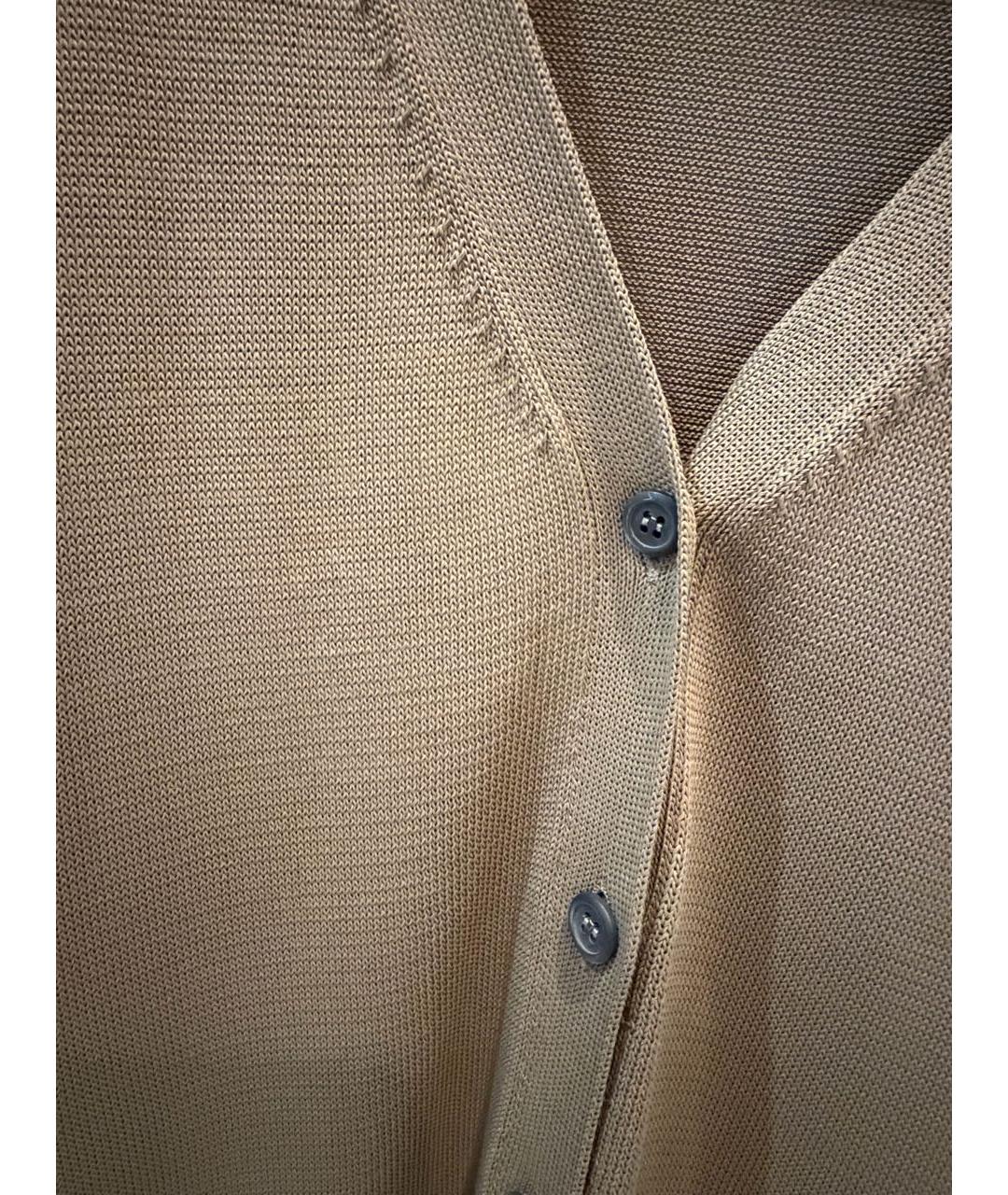 PRADA Коричневый вискозный кардиган, фото 3
