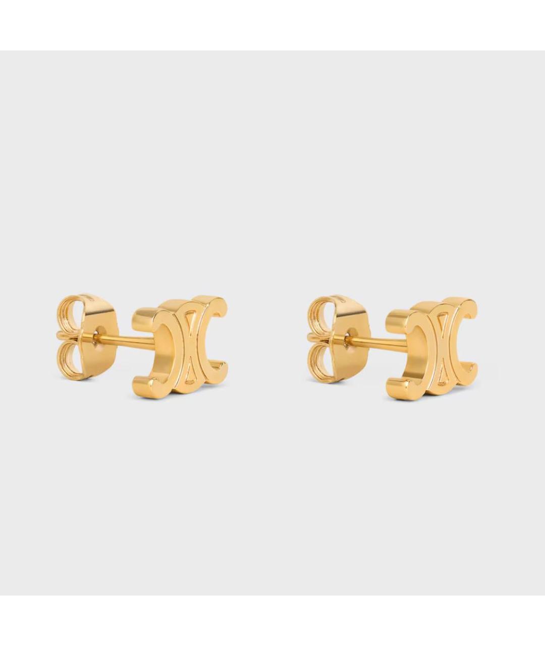CELINE Золотые серьги, фото 3