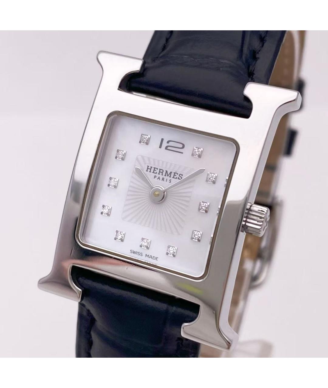 HERMES Серебряные часы, фото 3