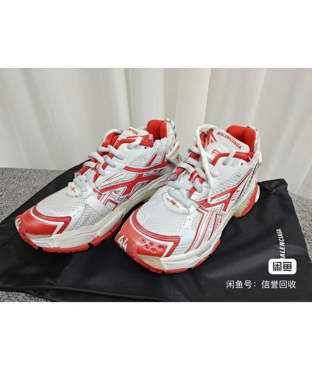 BALENCIAGA Красные низкие кроссовки / кеды, фото 8