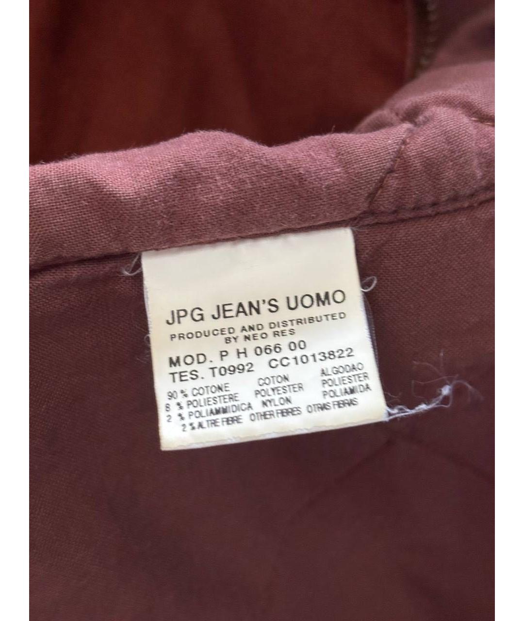 JEAN PAUL GAULTIER Оранжевая хлопковая куртка, фото 5