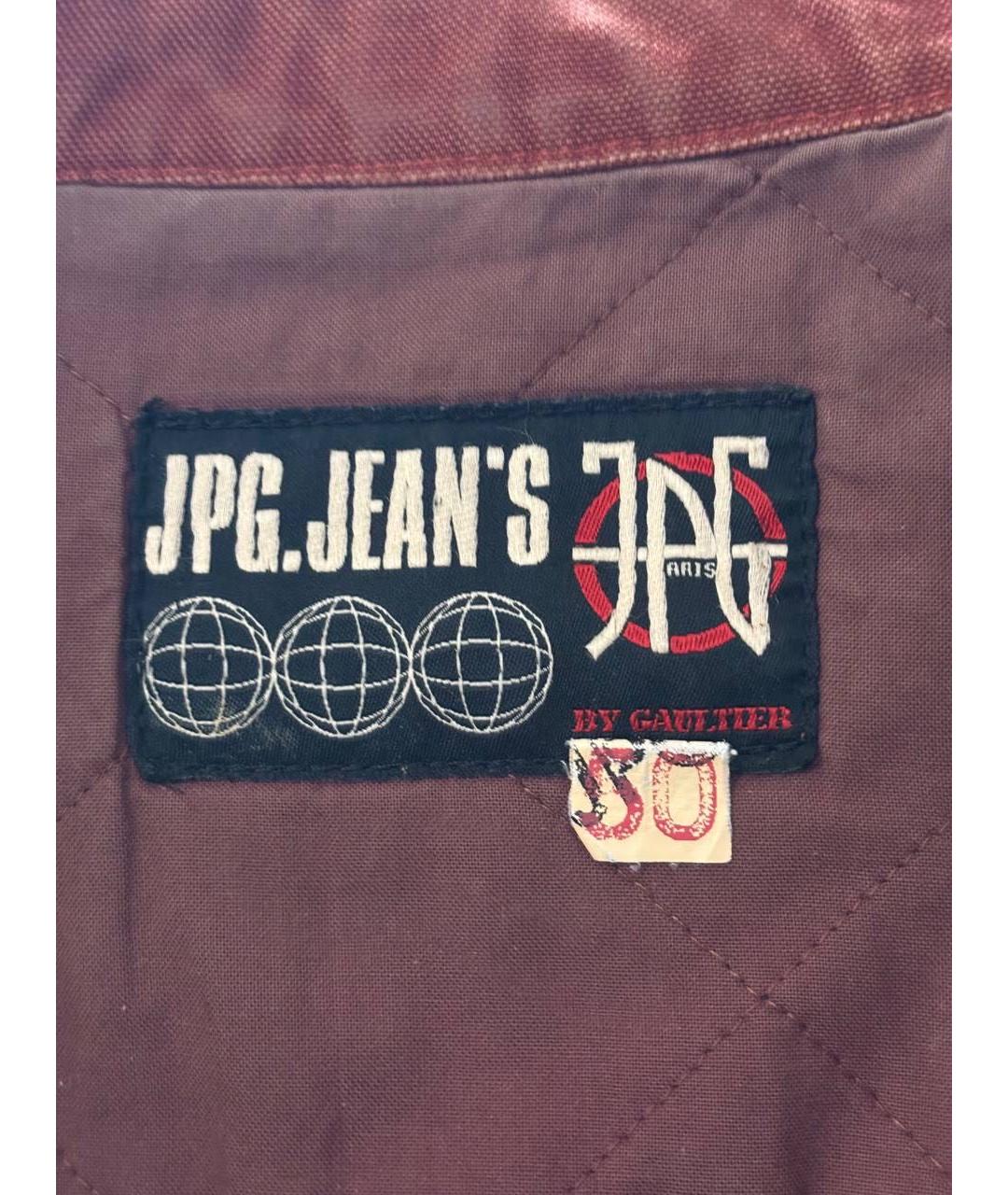 JEAN PAUL GAULTIER Оранжевая хлопковая куртка, фото 3