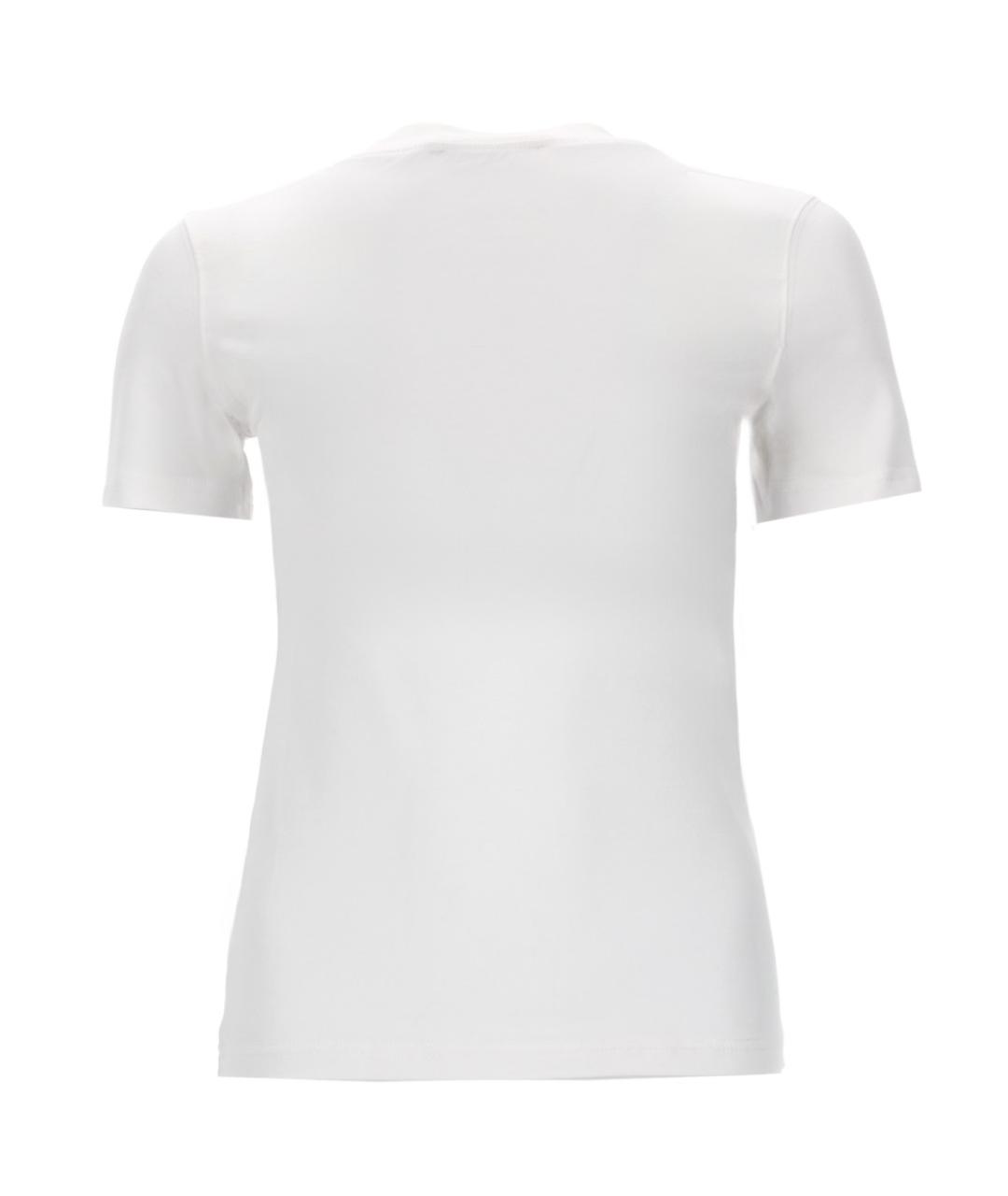 VERSACE JEANS COUTURE Белая хлопковая футболка, фото 2