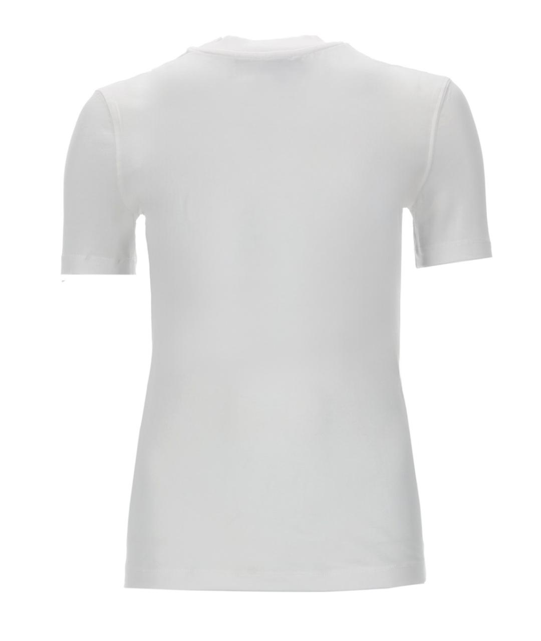 VERSACE JEANS COUTURE Белая хлопковая футболка, фото 2