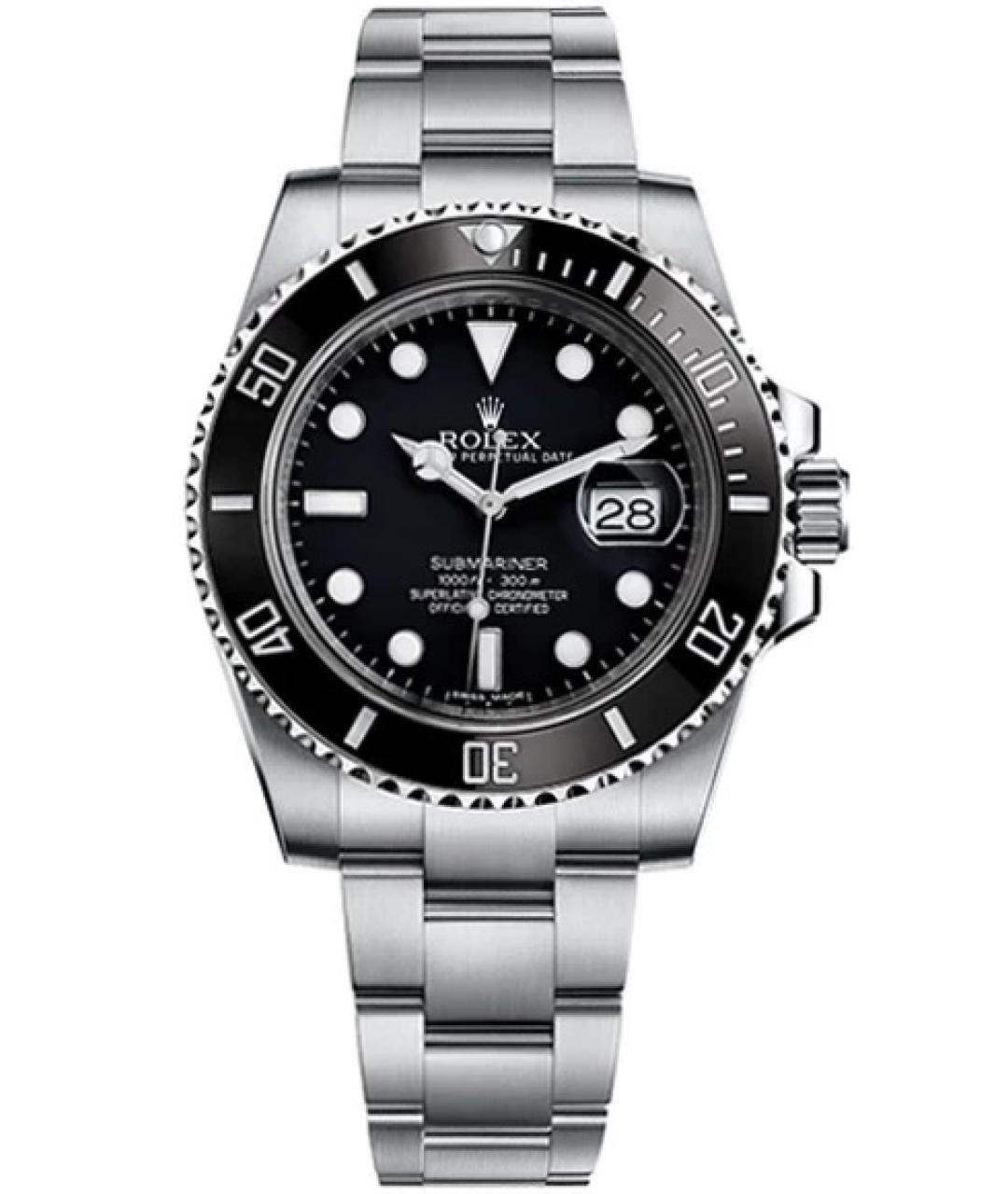 ROLEX Черные часы, фото 1